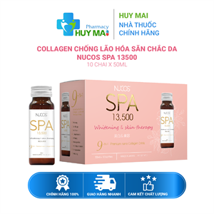 Collagen Chống Lão Hóa Săn Chắc Da NUCOS SPA 13.500 Hộp 10 chai