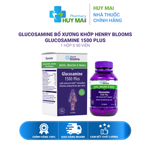 GLUCOSAMINE 1500 PLUS BỔ XƯƠNG KHỚP- HENRY BLOOMS