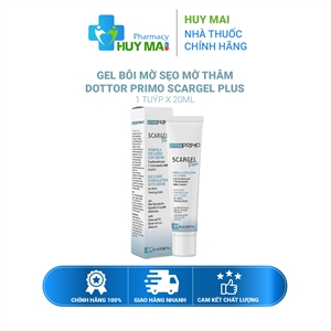 Gel bôi mờ sẹo mờ thâm Dottor Primo Scargel Plus Tuýp 20ml