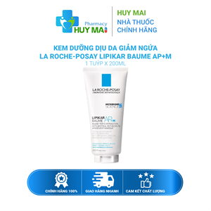 Kem Dưỡng Dịu Da Giảm Ngứa La Roche- Posay Lipikar Baume AP+M Tuyp 200ml