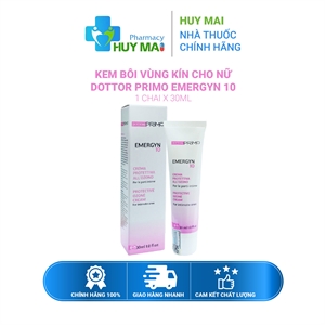 Kem bôi vùng kín cho nữ Dottor Primo Emergyn 10 Chai 30ml