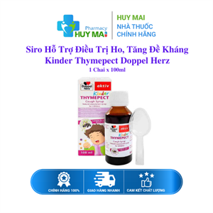 Siro Hỗ Trợ Điều Trị Ho, Tăng Đề Kháng Kinder Thymepect Doppel Herz Chai 100ml