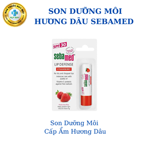 Son Dưỡng Môi Hương Dâu Sebamed 4.8g