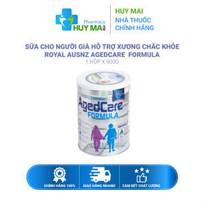 Sữa Cho Người Già Hỗ Trợ Xương Chắc Khoẻ Royal Ausnz AgedCare Formula 900g