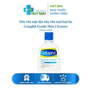 Sữa rửa mặt dịu nhẹ cho mọi loại da Cetaphil Gentle Skin Cleanser Chai 125ml