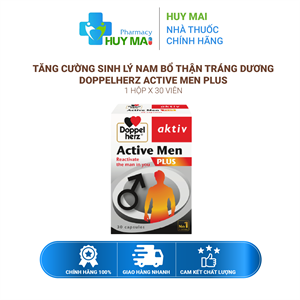 Tăng Cường Sinh Lý Nam Bổ Thận Tráng Dương Doppel herz Active Men Plus 30 viên