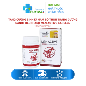 Tăng Cường Sinh Lý Nam Bổ Thận Tráng Dương Sanct Bernhard Men Active Kapseln 30 viên