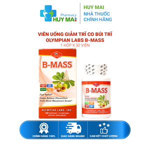 Viên Uống Giảm Trĩ, Co Búi Trĩ Olymbian B-Mass 30 viên 