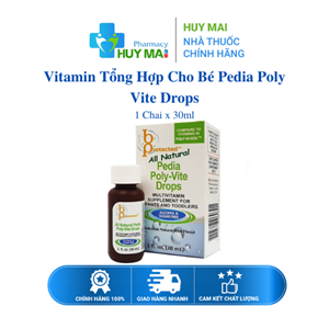 Vitamin Tổng Hợp Cho Bé Pedia Poly Vite Drops 1 Chai x 30ml