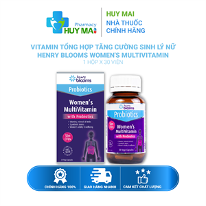 Vitamin Tổng Hợp Tăng Cường Sinh Lý Nữ Women's Multivitamin Henry Blooms 30v