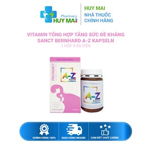 Vitamin Tổng Hợp Tăng Sức Đề Kháng A-Z Kapseln Sanct Bernhard 60v